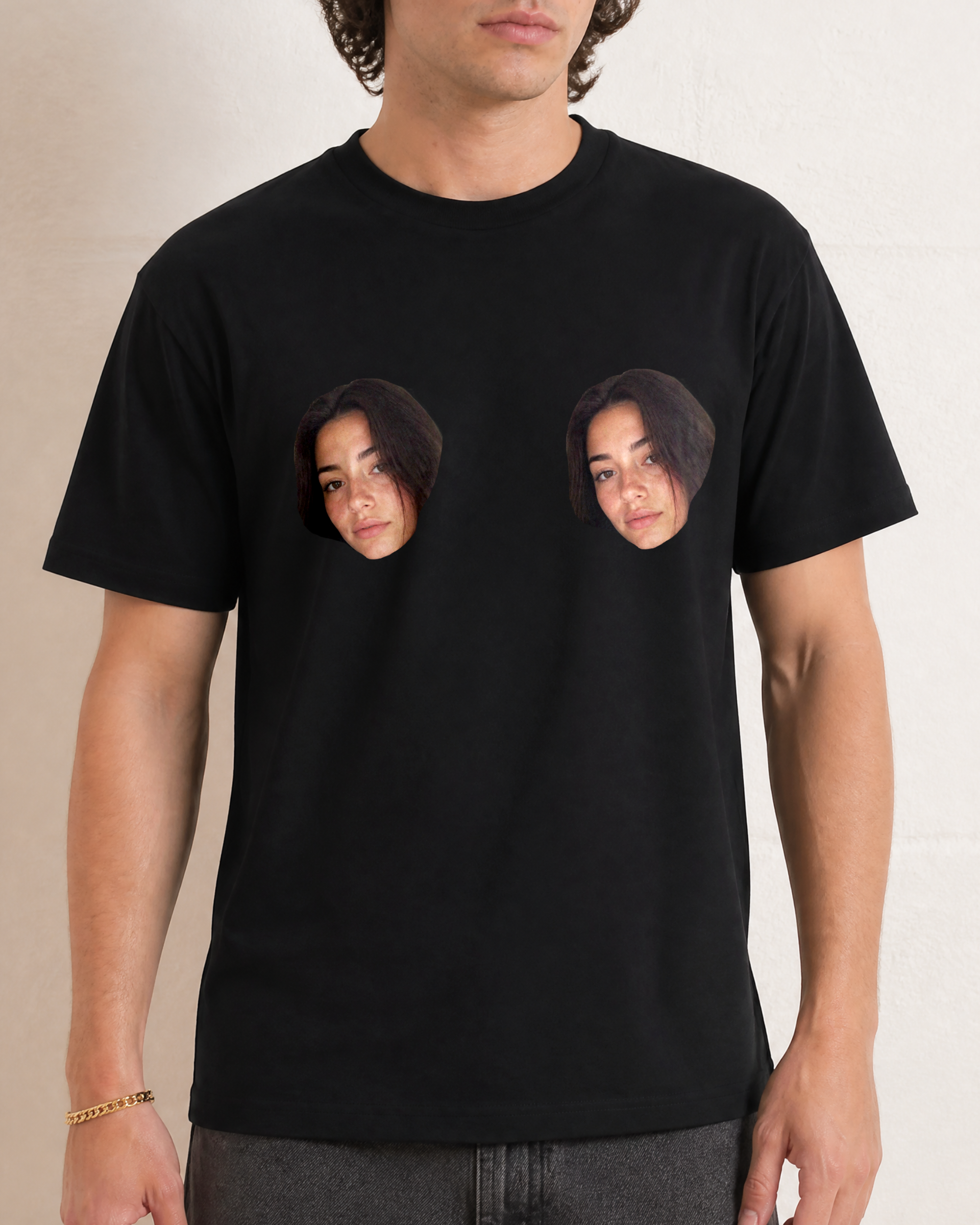 Custom Groom/Bride Face On Nips Shirt