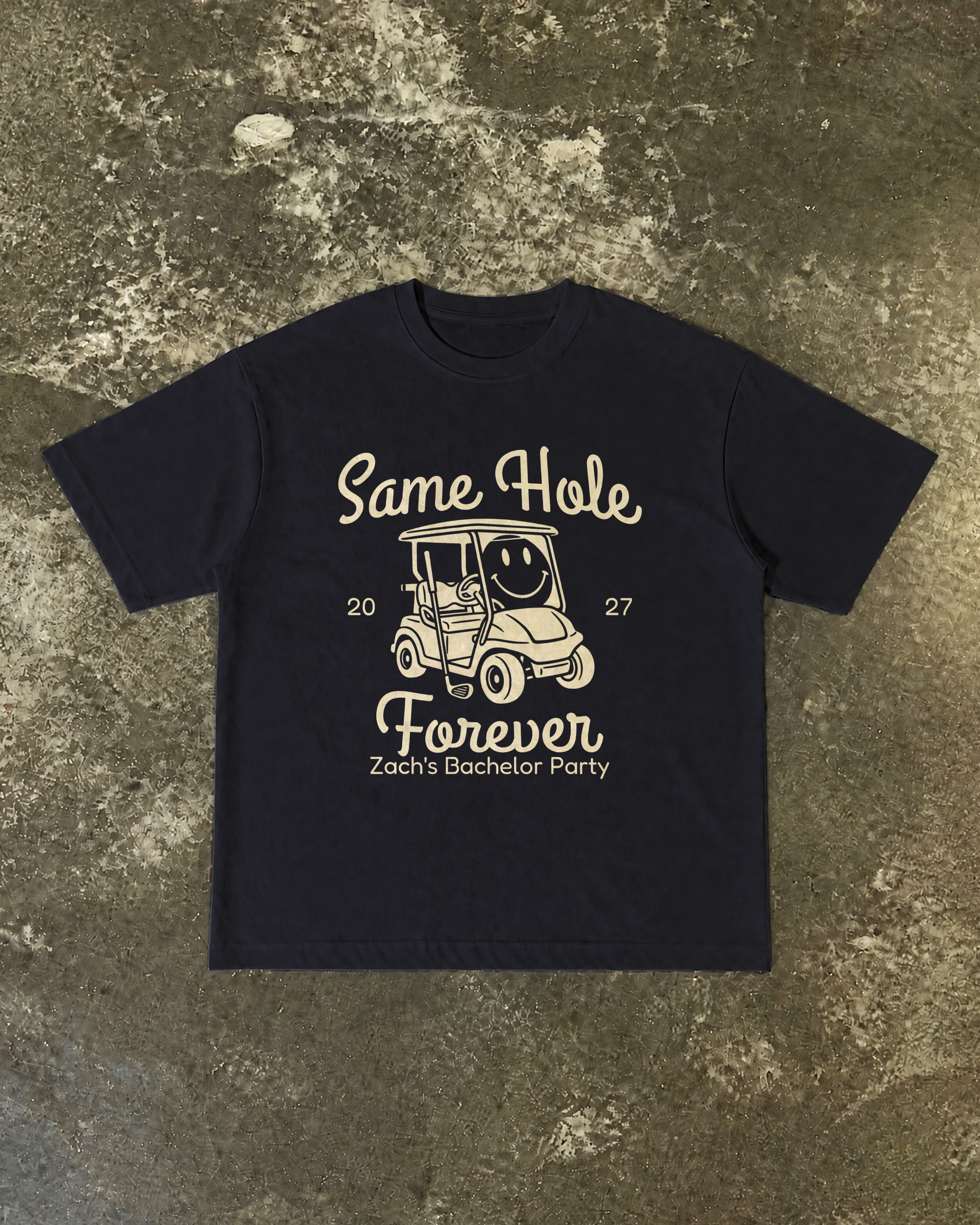 Custom Same Hole Forever Golf Bachelor Shirt