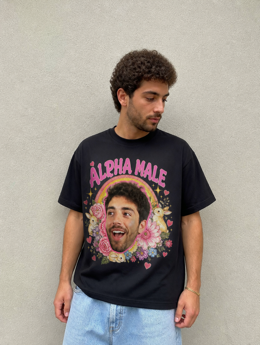 Alpha Male Custom Photo Shirt