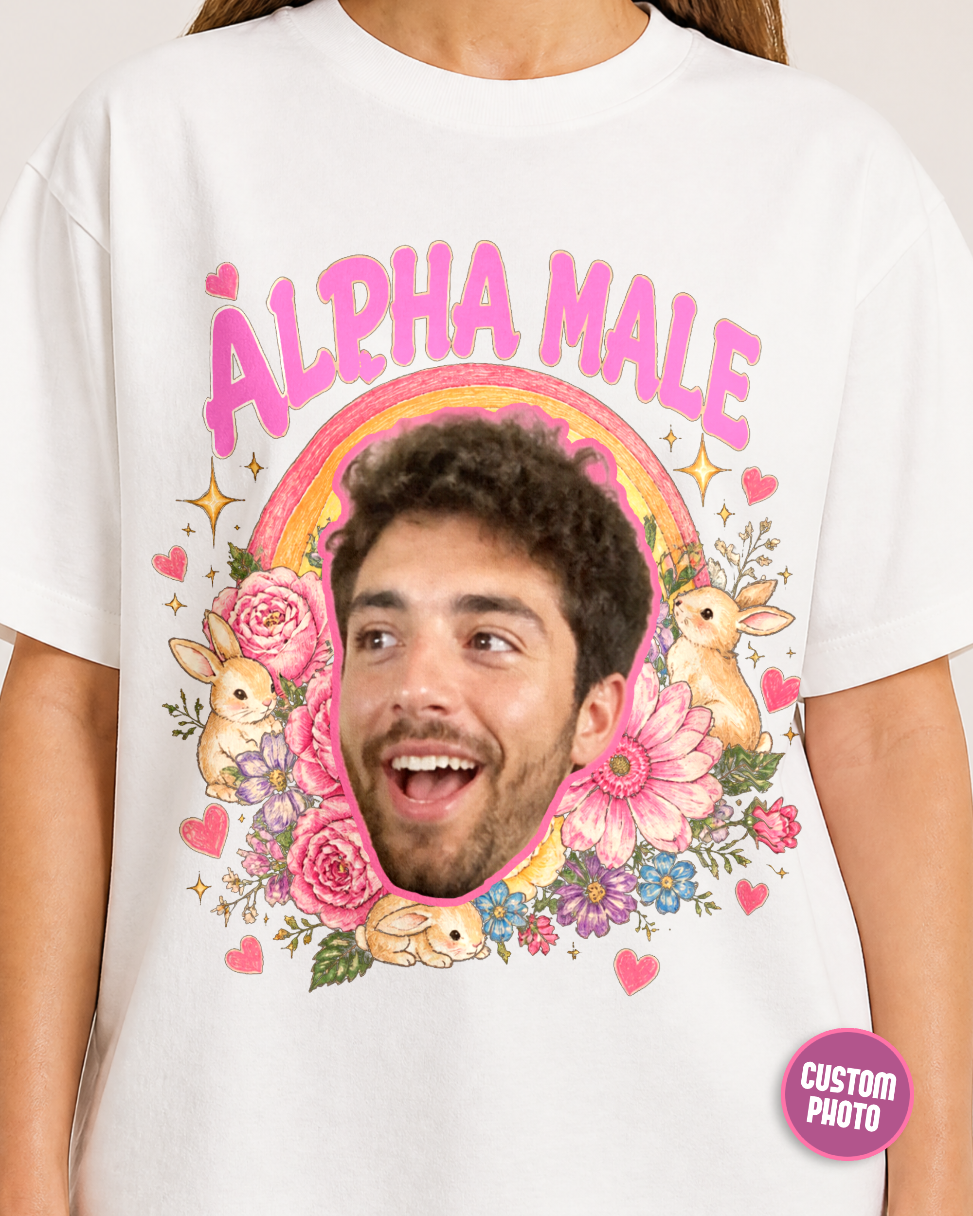 Alpha Male Custom Photo Shirt