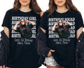 Custom Background Text Birthday Party Shirt