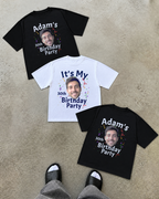 Birthday Face and Text Squad Shirt