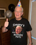 Birthday Face and Text Squad Shirt
