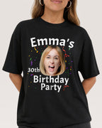 Birthday Face and Text Squad Shirt