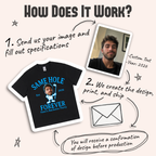 Custom Same Hole Forever With Face Bachelor Shirt