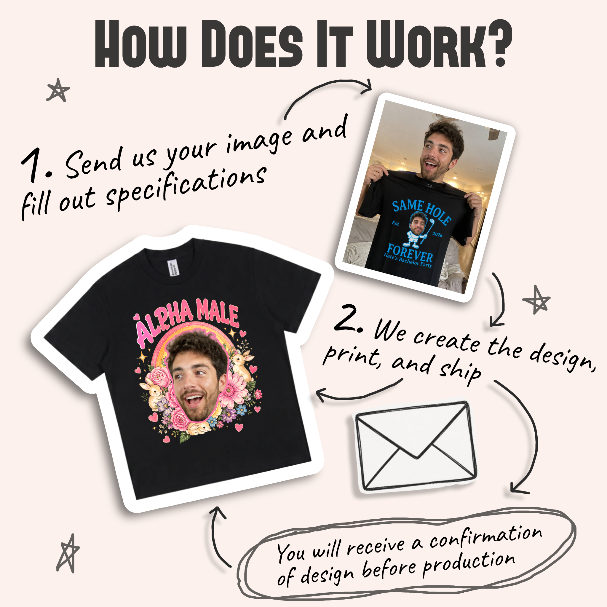 Alpha Male Custom Photo Shirt