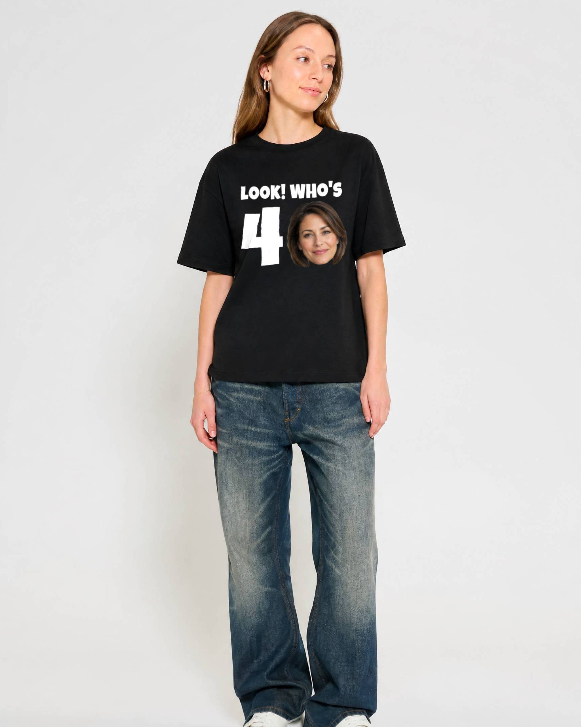 Look Who's Custom Age Face Shirt