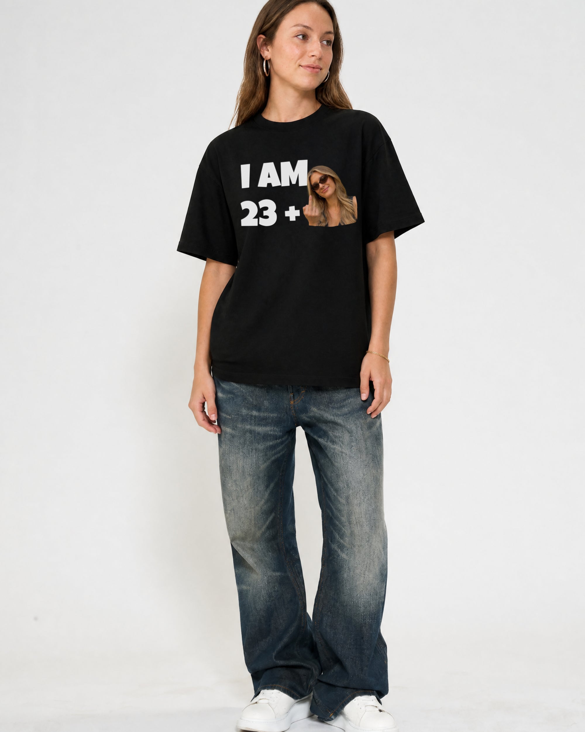 Custom Funny Middle Finger Birthday Shirt