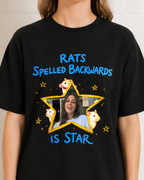 Rat Spelled Backwards Is Star With Your Photo Shirt